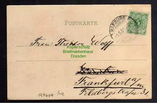 124607 AK Hamburg Uhlenhorst 1900 Schwanenwik