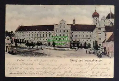 124336 AK Wettenhausen 1912 Kloster