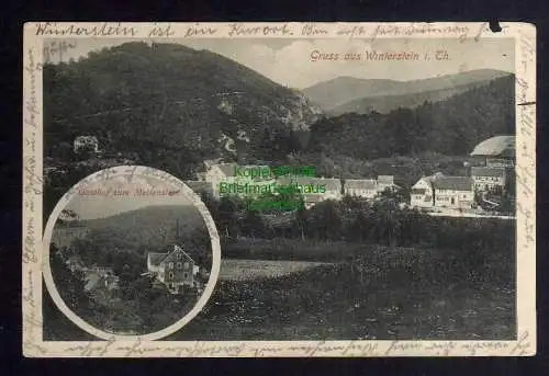 124026 AK Winterstein Thür. Gasthof zum Meisenstein 1913