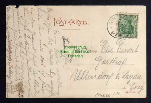124026 AK Winterstein Thür. Gasthof zum Meisenstein 1913
