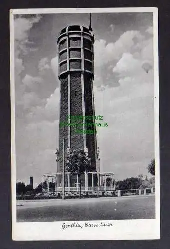 124273 AK Genthin Waserturm um 1935