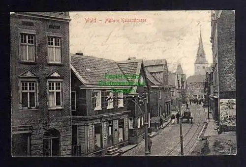 124084 AK Wald Rheinland 1910 Mittlere Kaiserstraße