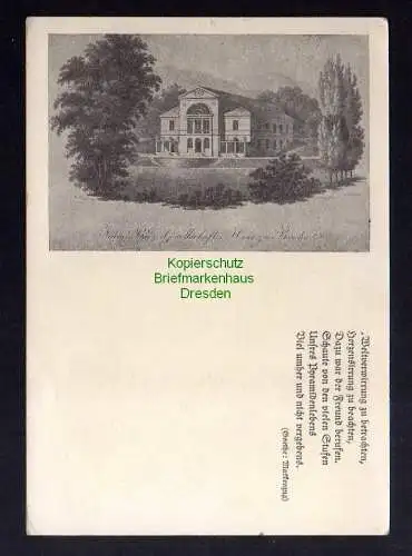 124281 AK Bad Berka Für das Goethe Denkmal Gesellschaftshaus um 1930