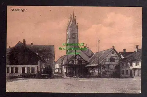 124135 AK Andelfingen ZH Kanton Zürich Schweiz Markt Kirche um 1920