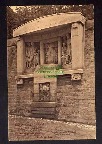 123912 AK Dresden Schiller Körner Denkmal Loschwitz enthüllt 1912