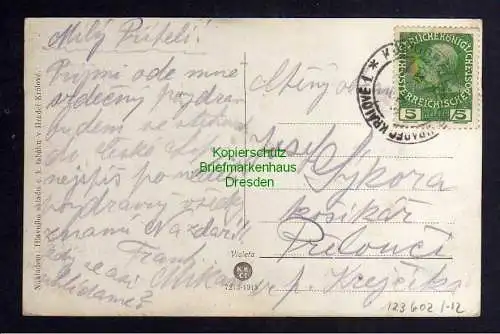 123602 AK Königgrätz Hradec Kralove Straßenansicht um 1910