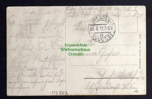 123803 AK Rosswein 1917 Baugewerkenschule und Kgl. Amtsgericht Feldpost