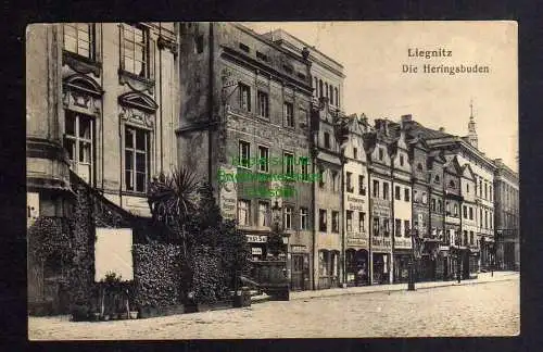 123394 AK Liegnitz Die Heringsbuden 1915 Feldpost