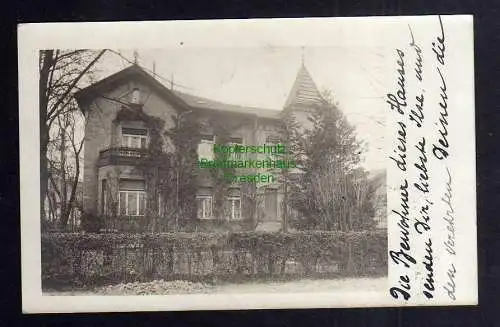 123276 AK Berlin Zehlendorf Fotokarte Wohnhaus 1907