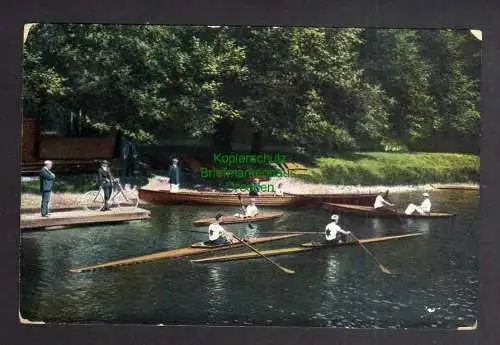 123265 AK Ruderboote Regatta 1907 Societe Royale Union Nautique de Liege Lüttich