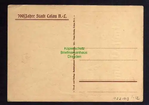 122119 AK 700 Jahre Calau 1936 Künstlerkarte Festkarte