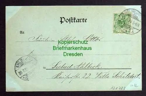 121723 AK Neu Ruppin Neuruppin 1899 Präsidentenstrasse