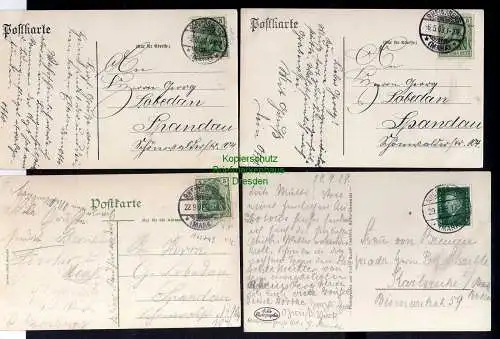 121743 4 AK Rheinsberg Mark 1908 Genesungsheim Hohenelse Schloss Billardbrücke 1