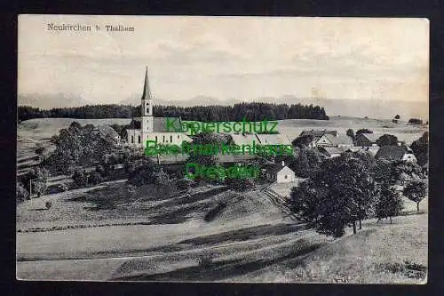 120904 AK Neukirchen bei Thalham Kirche 1907