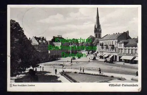 120981 AK Swinemünde Markt 1935