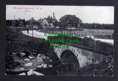 121146 AK Försterei Oderbrück Braunlage 1915