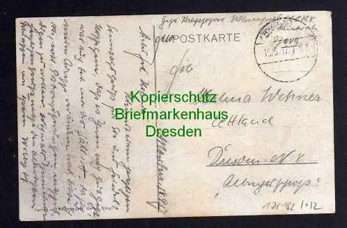 121182 AK Schloss Kazdanga Katzdangen Kurland Lettland Feldpost 1917 / Scheden ?