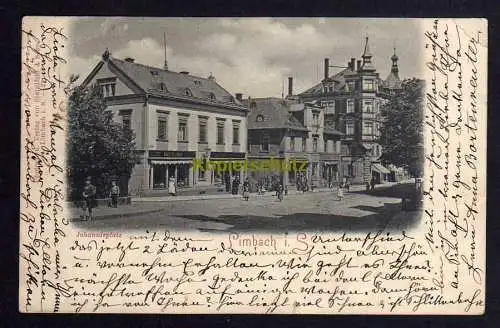 120213 AK Limbach Sachsen 1901 Johannisplatz