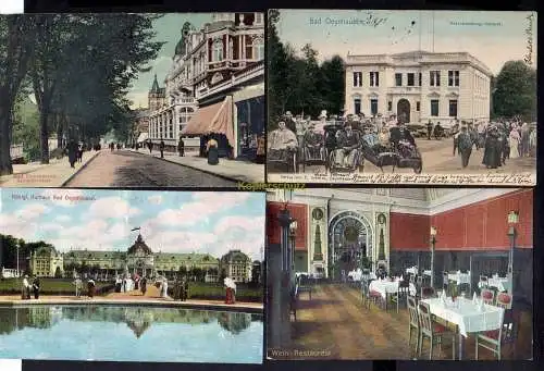 120443 7 AK Bad Oeynhausen Herforderstrasse 1905 Badeverwaltung Kurhaus Wein Res