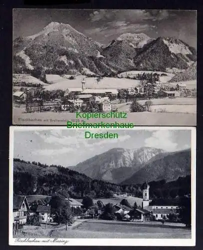 120903 2 AK Fischbachau mit Breitenstein 1919 Miesing 1941