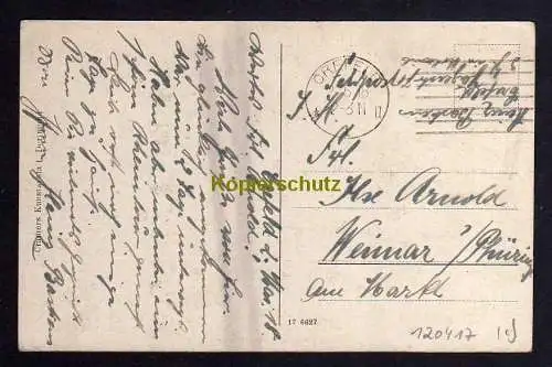 120417 AK Crefeld Krefeld 1918 Ostwall mit Seyffardt Denkmal