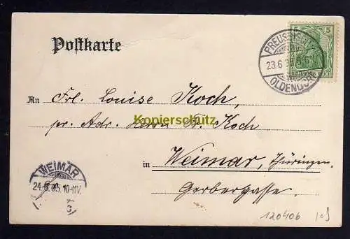 120406 AK Forsthaus Burg Limberg bei Börninghausen Preußisch Oldendorf 1905