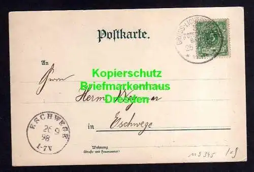 119345 AK Berlin Gross Lichterfelde 1898 Rathaus Vollbild