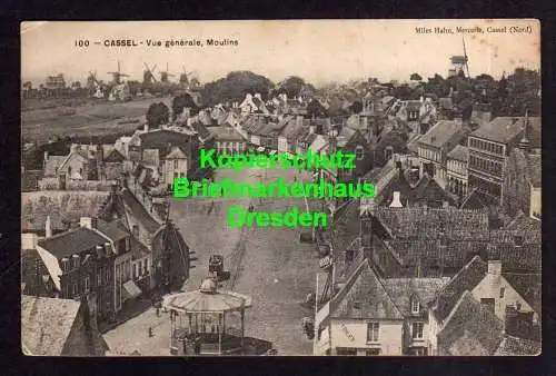 119036 AK Cassel (Nord) Vur generale Moulins Mole Windmühlen 1907