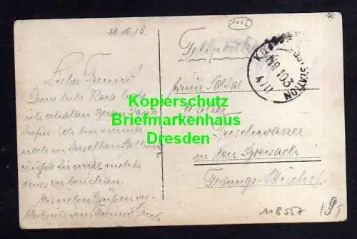 118557 AK Insterburg Ostpreußen 1915 Feldpost Fotokarte