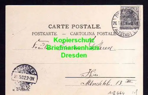 118664 AK Künstlerkarte Henry Ryland Mädchen M.M. Vienne 1902