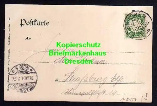119157 AK Edenkoben 1904 Eisenbahnstraße