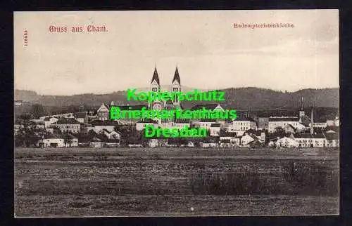 118621 AK Cham Oberpfalz 1910 Redemptoristenkirche Kloster