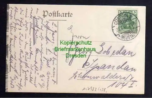 117983 AK Cüstrin Küstrin 1908 Bahnhofstrasse Kostrzyn nad Odra