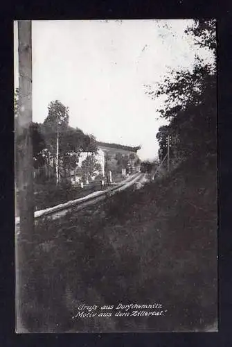 117825 AK Dorfchemnitz Motiv aus dem Zillertal Bahnstrecke 1914