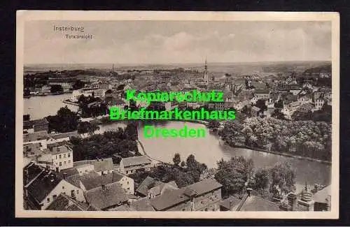 118362 AK Insterburg Ostpreußen Totalansicht 1915