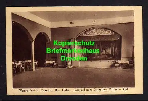 118073 AK Wenzendorf Mühlberg/Elbe Cossdorf Koßdorf 1942 Gasthof zum Deutschen K