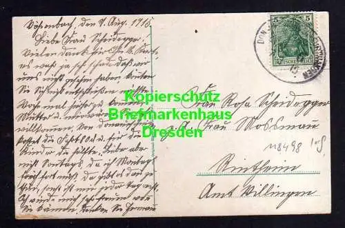 118498 AK Vöhrenbach badischer Schwarzwald 1915