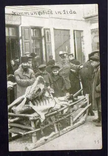 117747 AK Lida  Weißrussland Stimmungsbild um 1918 1. Weltkrieg