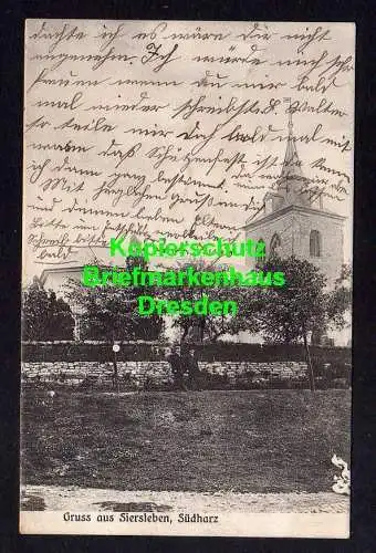 118209 AK Siersleben Gerbstedt Südharz 1912 Kirche