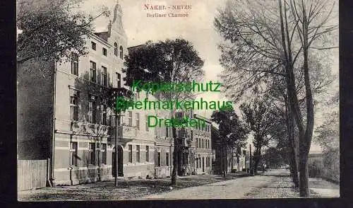 117666 AK Nakel an der Netze Berliner Chaussee 1911