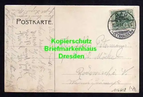 116618 AK Bad Oeynhausen 1907 Restaurant Kegelbahn zum Rosenthal Haugk