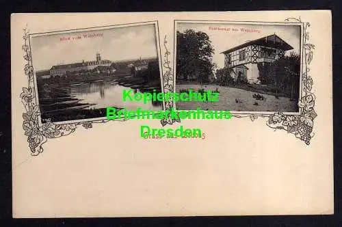 116445 AK Leubus Lubiaz 1908 Restaurant am Weinberg Blick vom Weinberg Kloster