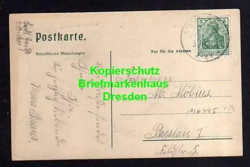 116445 AK Leubus Lubiaz 1908 Restaurant am Weinberg Blick vom Weinberg Kloster