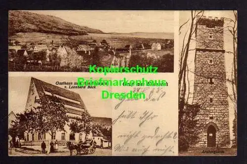 116904 AK Ellenbach 1928 Gasthaus zum Aussichtsturm Leonhard Bock Arzbergturm