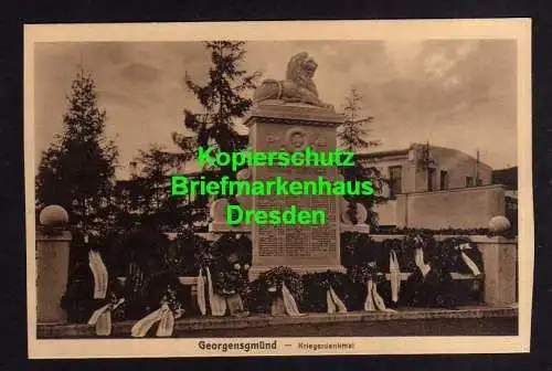 116784 AK Georgensgmünd 1925 Kriegerdenkmal Gefallene 1. Weltkrieg