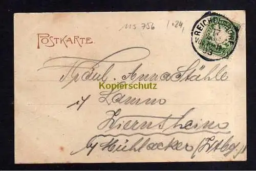 115756 AK Reichelsdorf Reichelsdorfer Keller 1903 Gasthaus Bahnhof Bahnstation