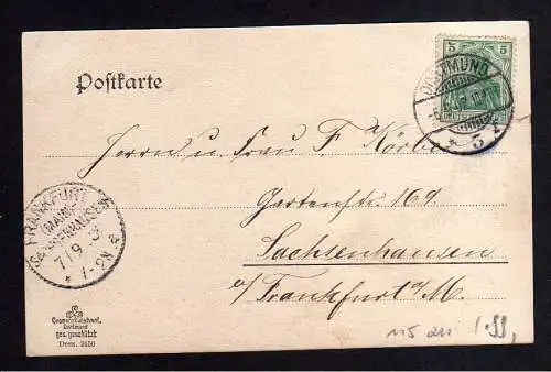 115211 AK Dortmund Ostenhellweg mit Westfäl.. Bank Kommamdite 1902