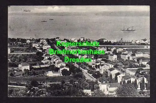 116193 AK Haifa Cheifa Israel 1909 über Port Said nach Kenzingen Baden