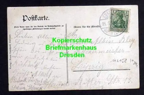 116158 AK Culitzsch bei Zwickau Sa. Restaurant zur guten Quelle 1913