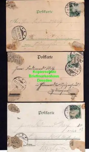 114527 3 AK Schönebeck Elbe 1901 Salzamt Markt Rathaus Schönebecker Zeitung Brei